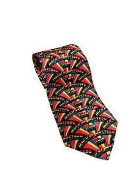 Beatles Magical Mystery Tour 
Vintage RM Style 1998 Silk Tie Psychedelic Novelty
